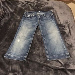 7 for All Mankind Cropped Jeans